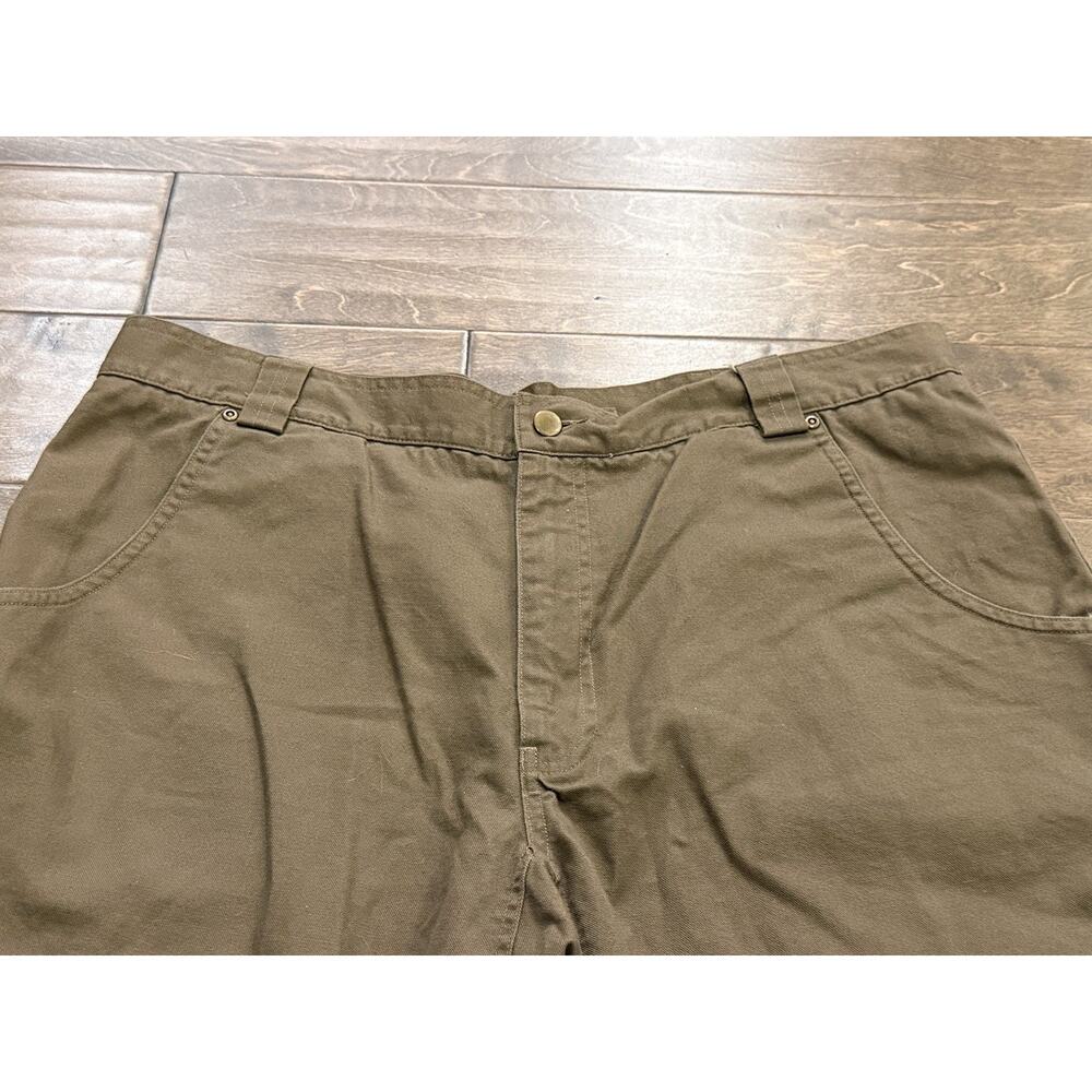 Duluth Trading Relaxed Fit Mens Brown Canvas Work Pants Size 40 100% Cotton - Picture 4 of 8